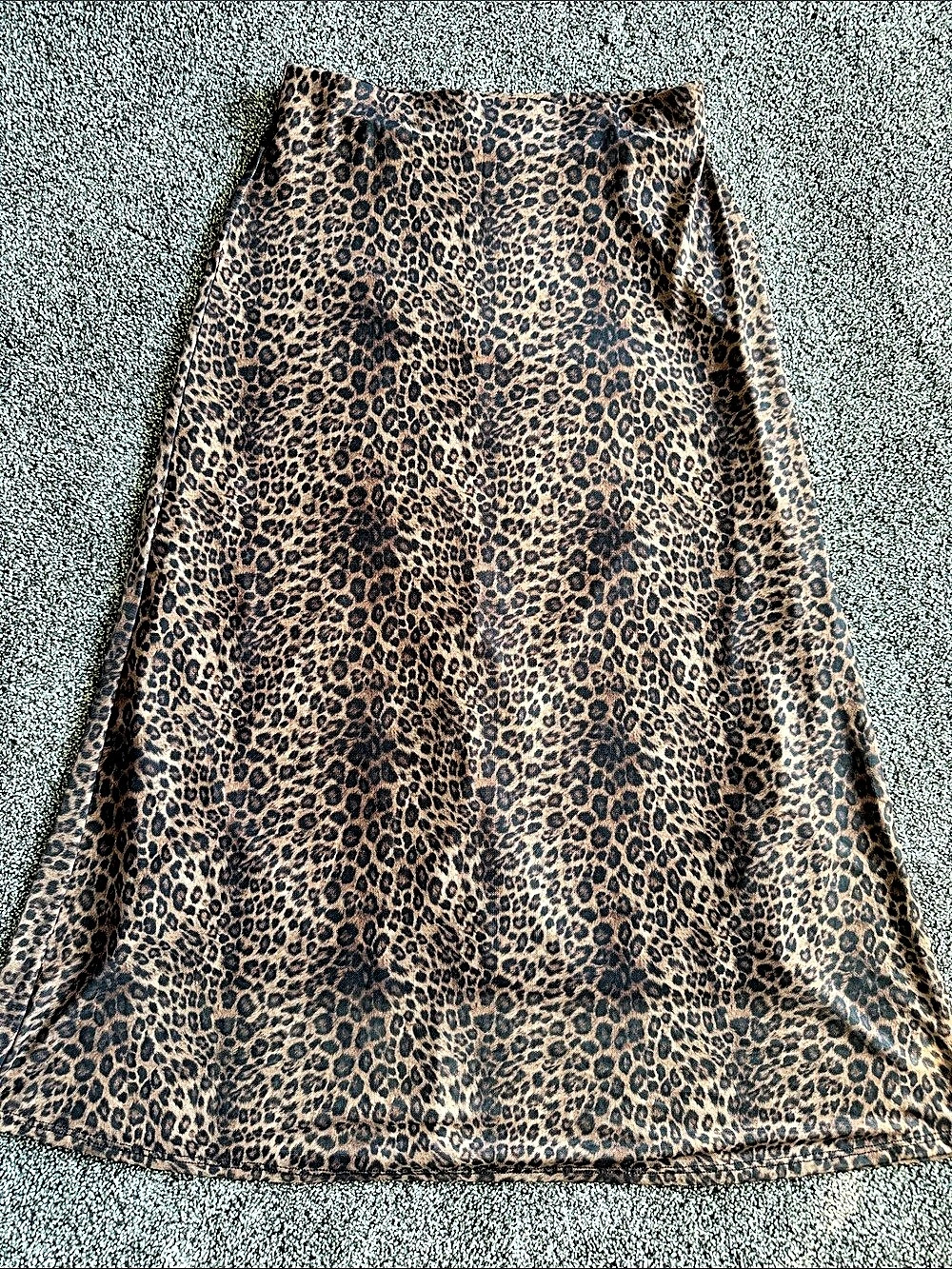 Paper Moon Leopard Print A-Line Skirt in Brown & Black